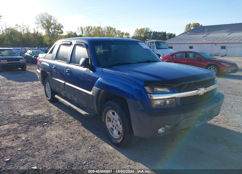 2003 CHEVROLET AVALANCHE 1500 VIN: 3GNEK13T73G215412