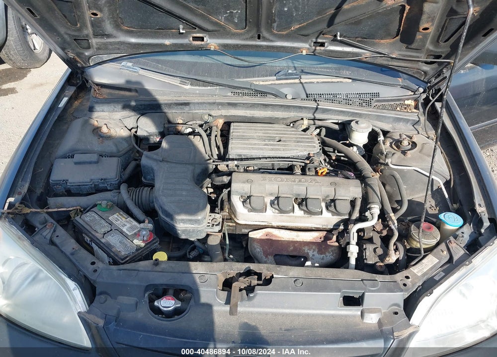 2002 HONDA CIVIC LX VIN: 2HGES16542H525457