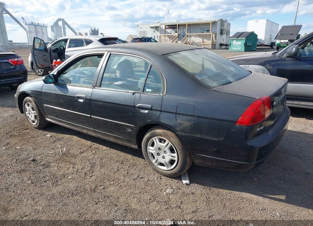 2002 HONDA CIVIC LX VIN: 2HGES16542H525457