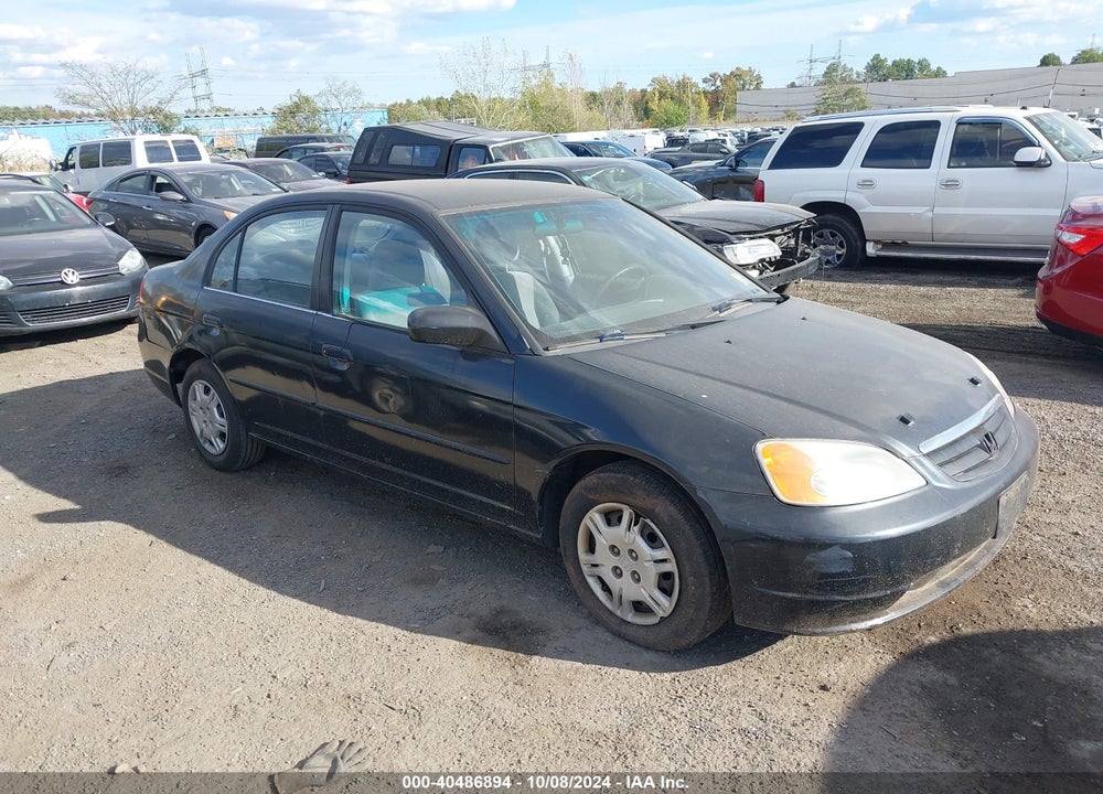 2002 HONDA CIVIC LX VIN: 2HGES16542H525457