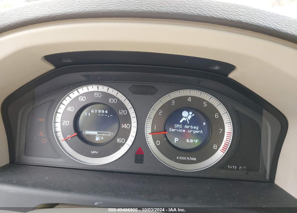 2010 VOLVO S80 3.2 VIN: YV1960AS1A1118828