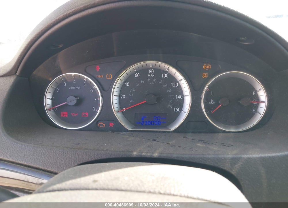 2009 HYUNDAI SONATA LIMITED V6 VIN: 5NPEU46F79H456445