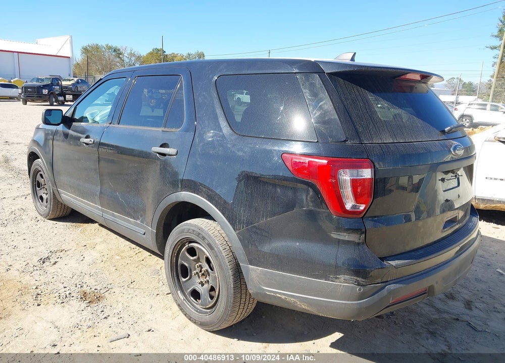 2018 FORD POLICE INTERCEPTOR UTILITY VIN: 1FM5K8AT0JGB34390