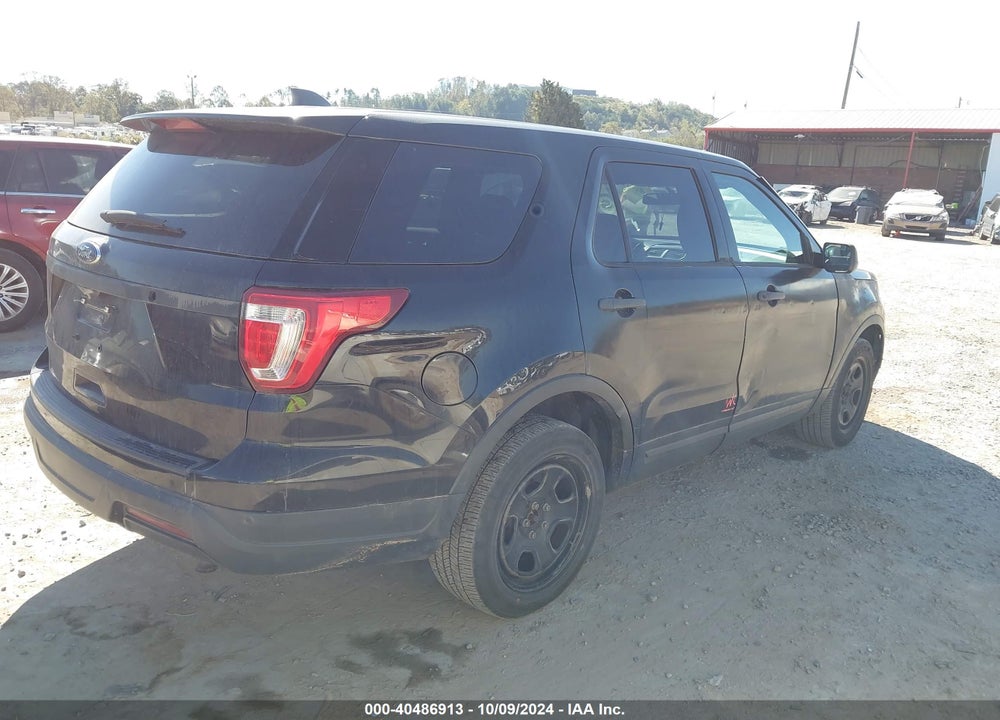 2018 FORD POLICE INTERCEPTOR UTILITY VIN: 1FM5K8AT0JGB34390