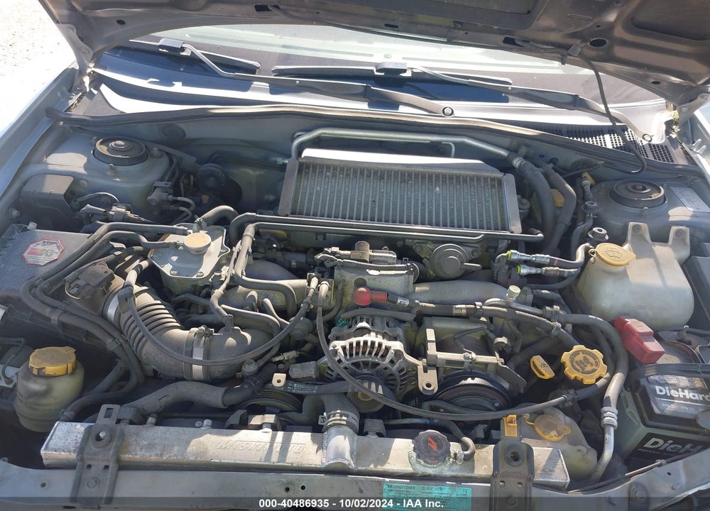 2005 SUBARU IMPREZA WRX VIN: JF1GG29675G806287