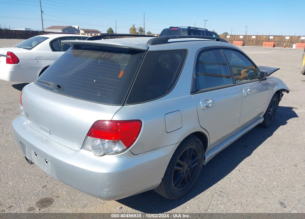 2005 SUBARU IMPREZA WRX VIN: JF1GG29675G806287