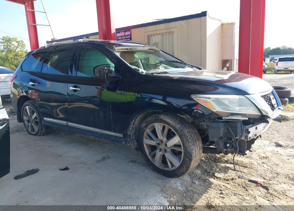 2013 NISSAN PATHFINDER PLATINUM VIN: 5N1AR2MN5DC674477