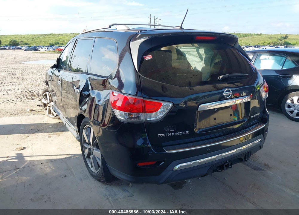 2013 NISSAN PATHFINDER PLATINUM VIN: 5N1AR2MN5DC674477