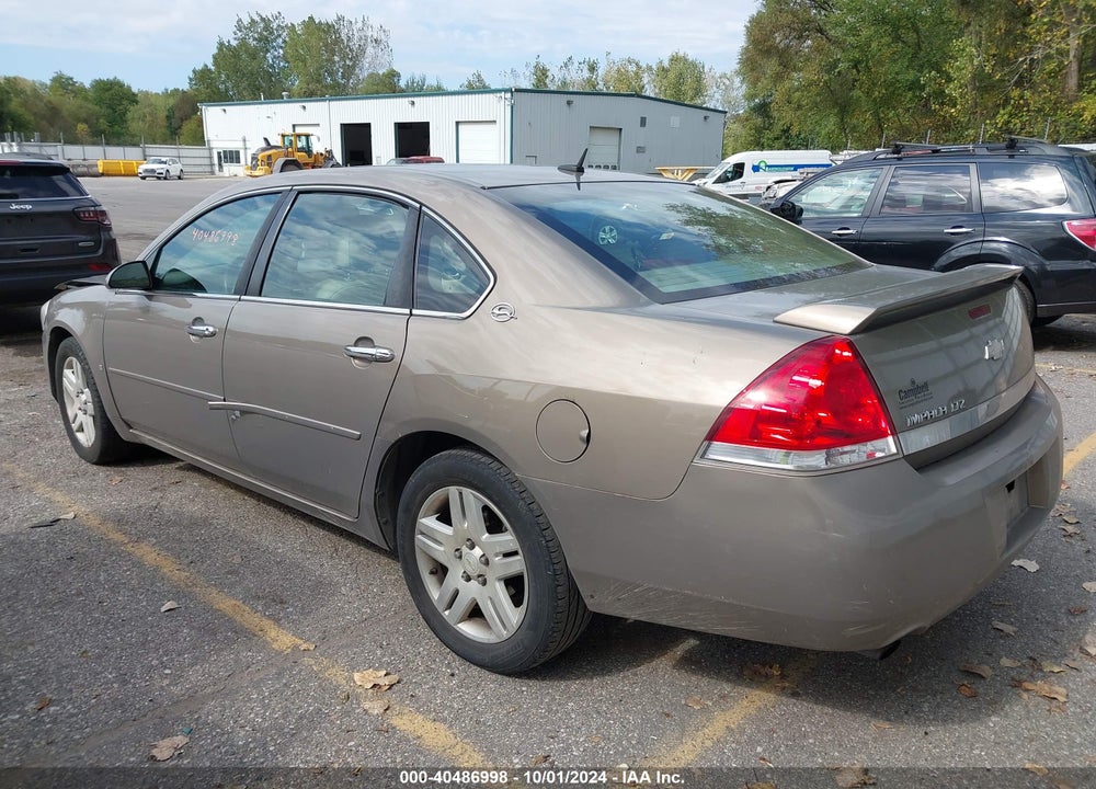 2007 CHEVROLET IMPALA LTZ VIN: 2G1WU58R079143988