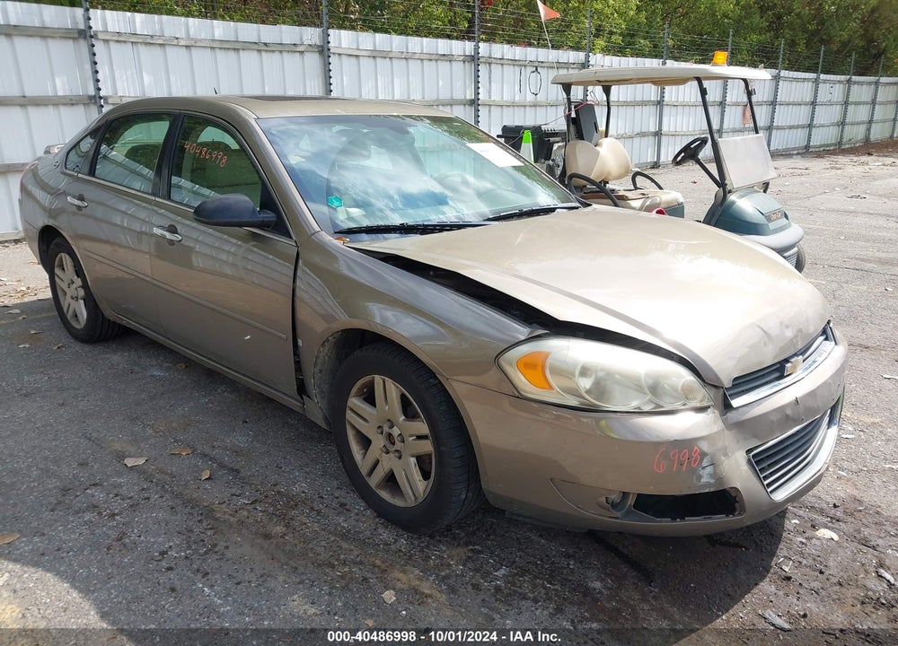 2007 CHEVROLET IMPALA LTZ VIN: 2G1WU58R079143988