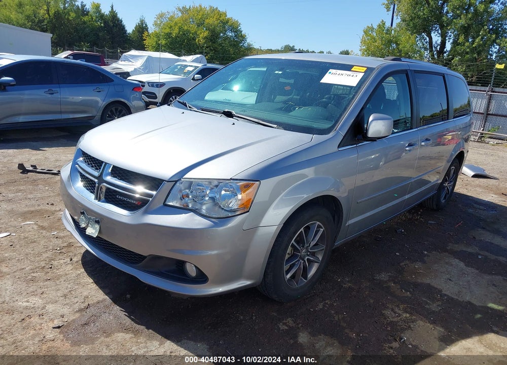 2017 DODGE GRAND CARAVAN SXT VIN: 2C4RDGCG6HR857406