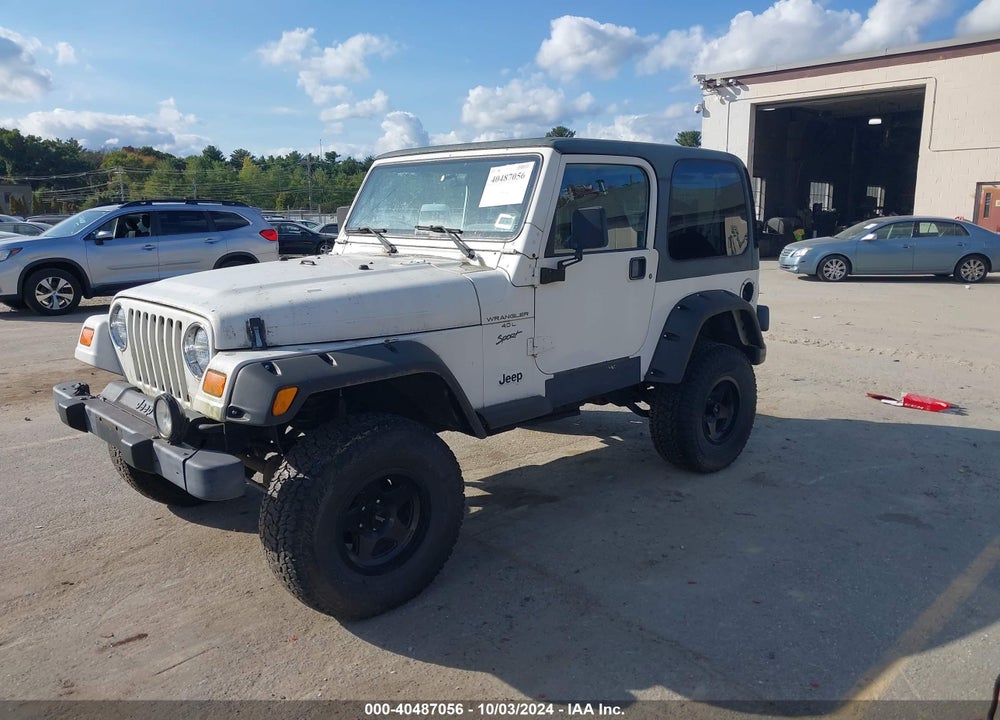 2000 JEEP WRANGLER SPORT VIN: 1J4FA49S2YP774993