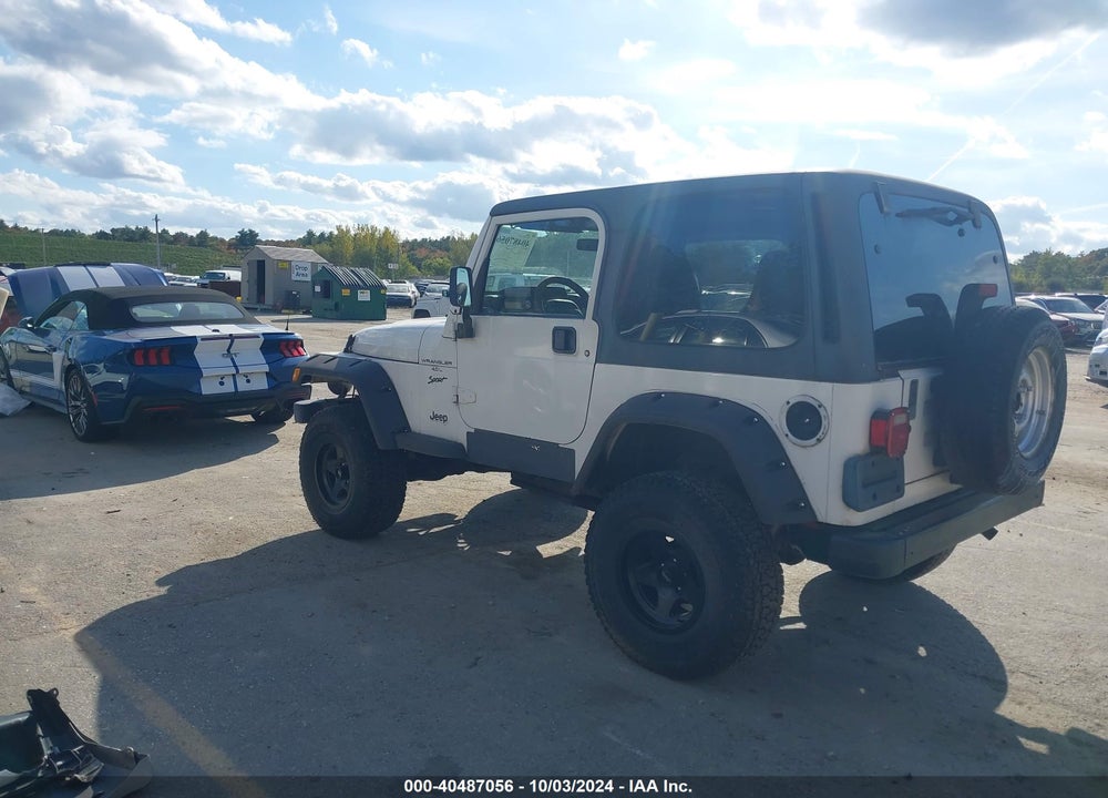 2000 JEEP WRANGLER SPORT VIN: 1J4FA49S2YP774993