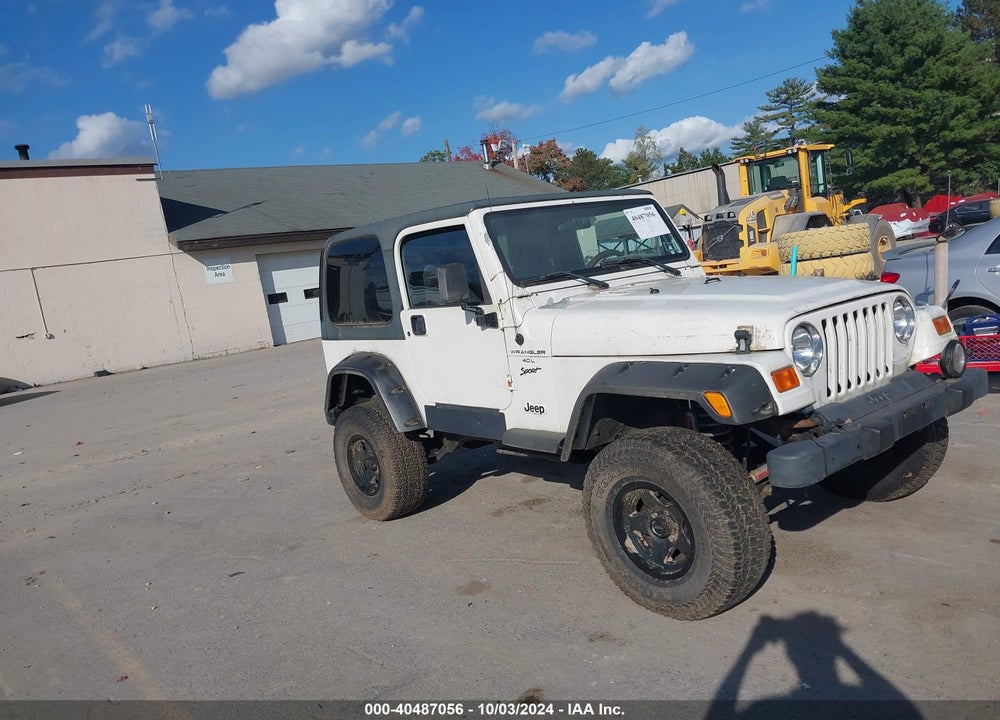 2000 JEEP WRANGLER SPORT VIN: 1J4FA49S2YP774993