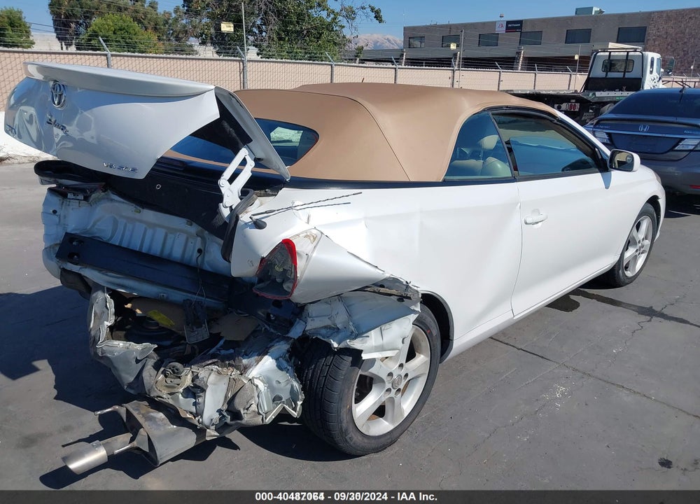 2005 TOYOTA CAMRY SOLARA SLE VIN: 4T1FA38PX5U044609