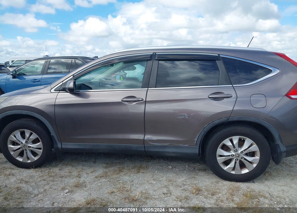 2013 HONDA CR-V EX-L VIN: 5J6RM3H79DL040672