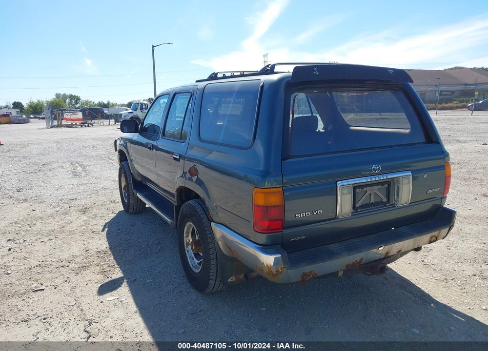 1993 TOYOTA 4RUNNER VN39 SR5 VIN: JT3VN39W3P0114623