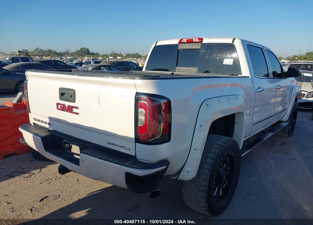 2018 GMC SIERRA 1500 DENALI VIN: 3GTU2PEJ2JG127867
