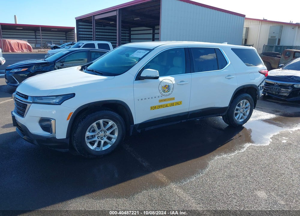 2022 CHEVROLET TRAVERSE FWD 1FL VIN: 1GNERLKW6NJ174243