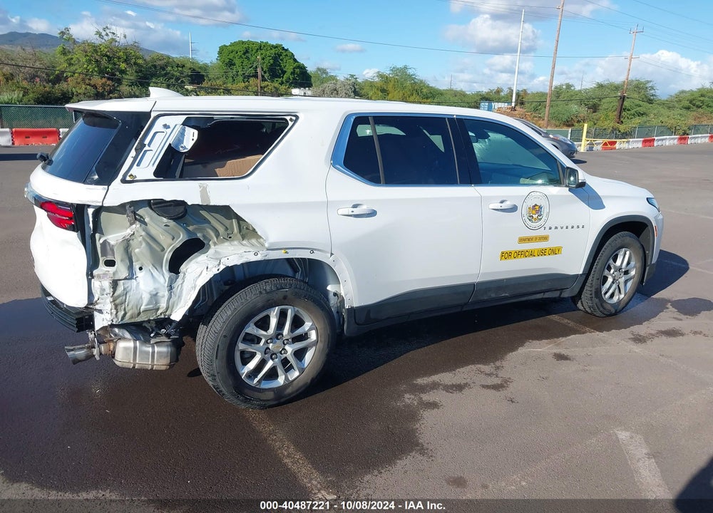 2022 CHEVROLET TRAVERSE FWD 1FL VIN: 1GNERLKW6NJ174243
