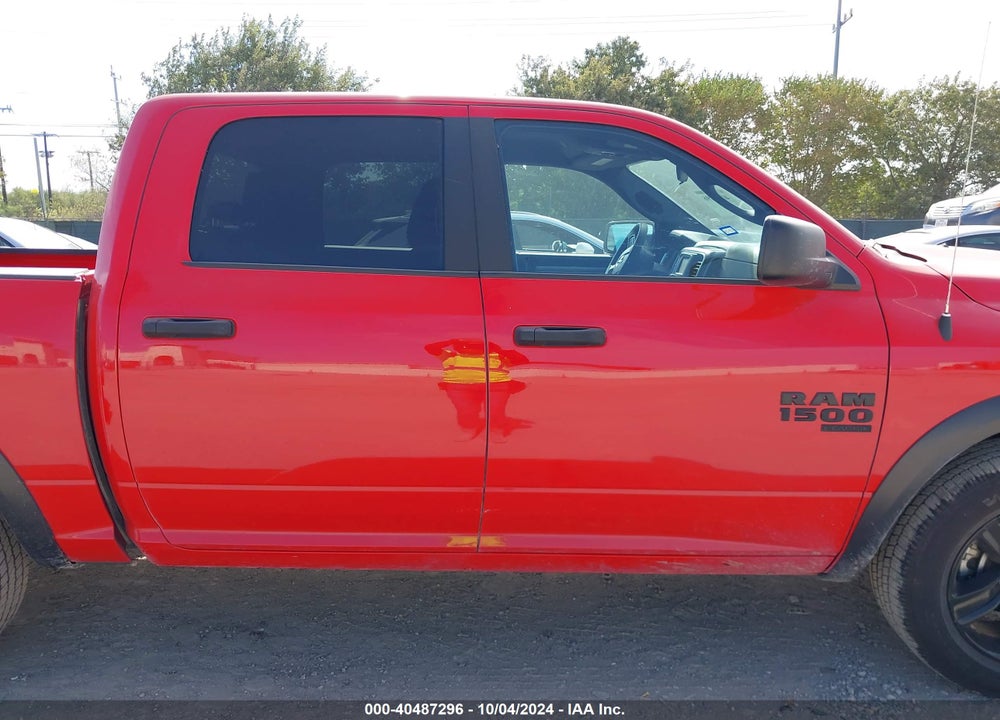 2024 RAM 1500 CLASSIC WARLOCK 4X2 5'7 BOX VIN: 1C6RR6LG4RS142756