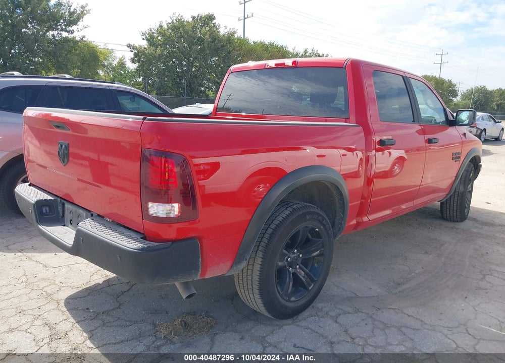2024 RAM 1500 CLASSIC WARLOCK 4X2 5'7 BOX VIN: 1C6RR6LG4RS142756