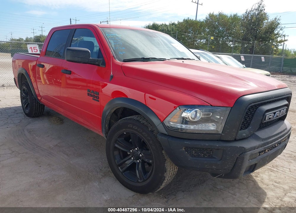 2024 RAM 1500 CLASSIC WARLOCK 4X2 5'7 BOX VIN: 1C6RR6LG4RS142756