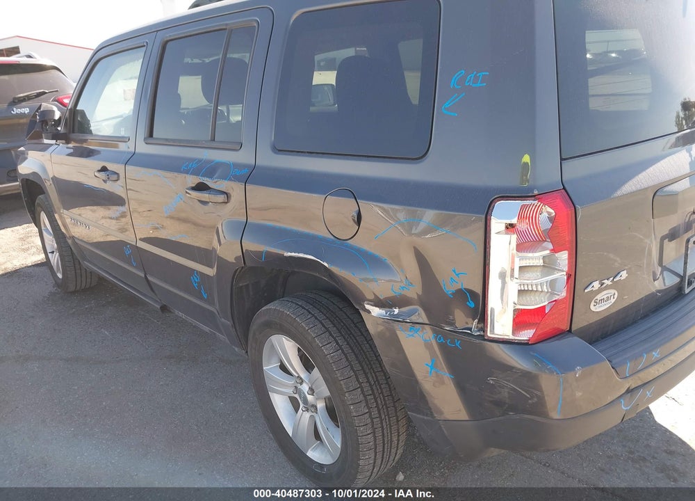 2014 JEEP PATRIOT LATITUDE VIN: 1C4NJRFB5ED784871