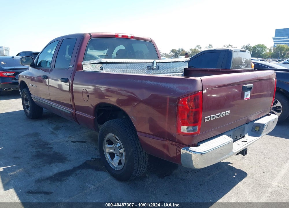 2002 DODGE RAM 1500 ST VIN: 3D7HA18N02G198511