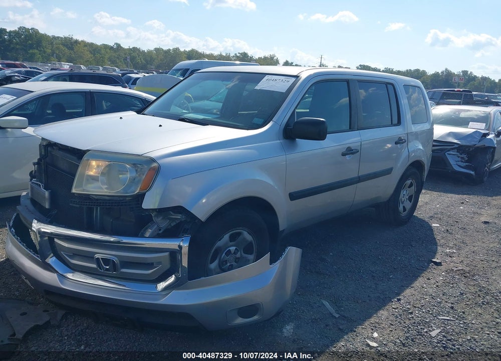 2010 HONDA PILOT LX VIN: 5FNYF4H2XAB040457