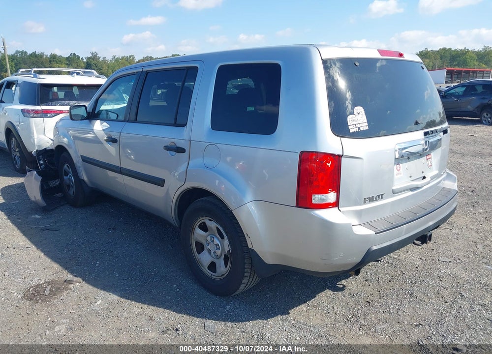 2010 HONDA PILOT LX VIN: 5FNYF4H2XAB040457