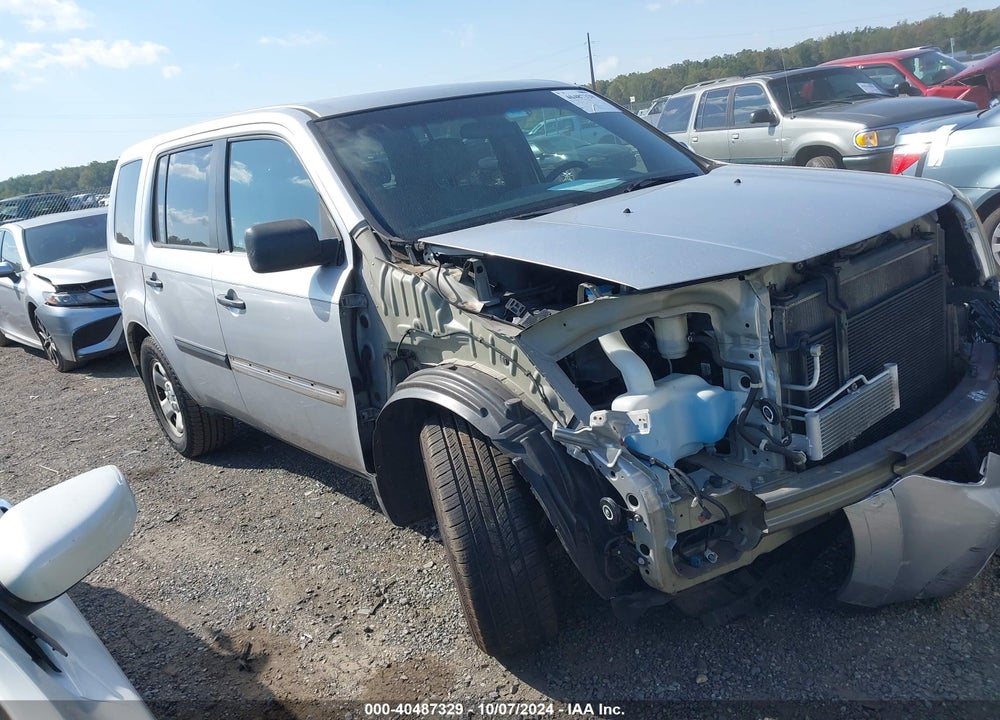 2010 HONDA PILOT LX VIN: 5FNYF4H2XAB040457