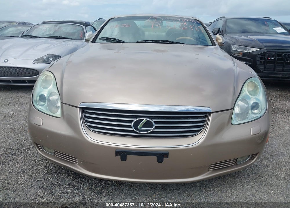 2005 LEXUS SC 430 VIN: JTHFN48Y650066393