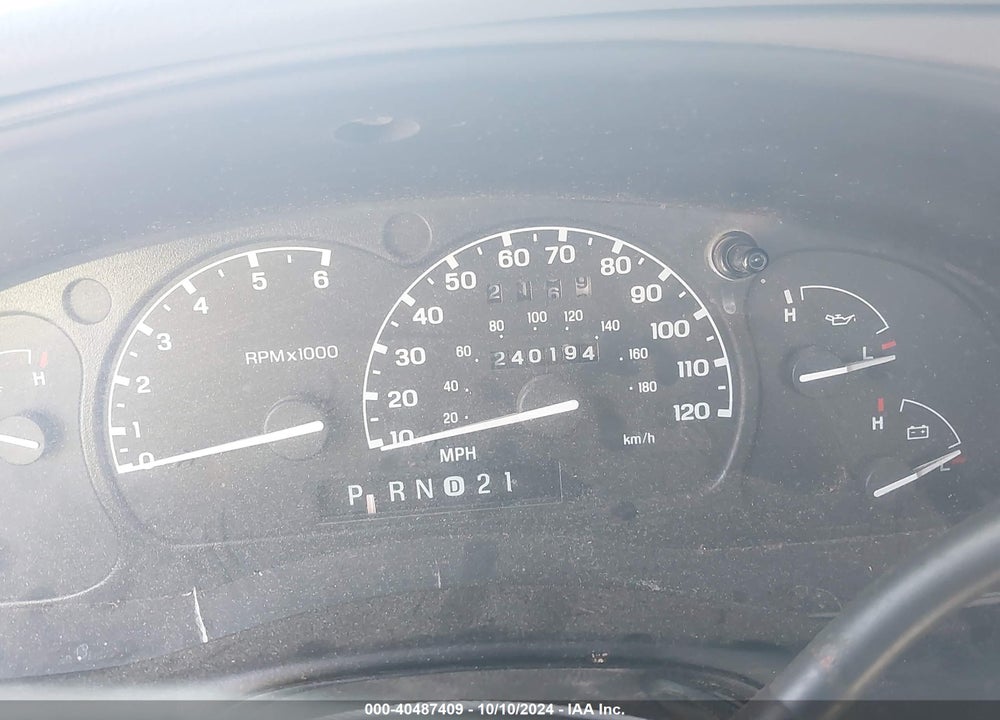 2001 FORD RANGER EDGE/XL/XLT VIN: 1FTYR14V91PB21171