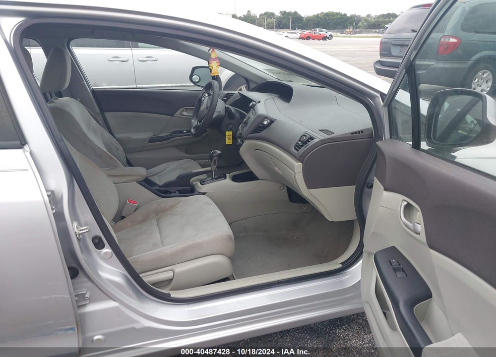 2012 HONDA CIVIC LX VIN: 19XFB2F5XCE036678