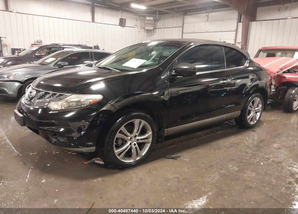 2011 NISSAN MURANO CROSSCABRIOLET VIN: JN8AZ1FY7BW002801
