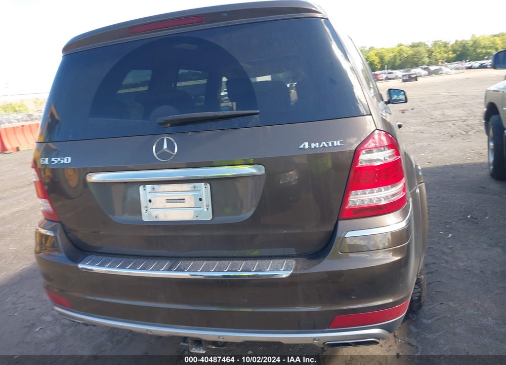 2012 MERCEDES-BENZ GL 550 4MATIC VIN: 4JGBF8GEXCA775522