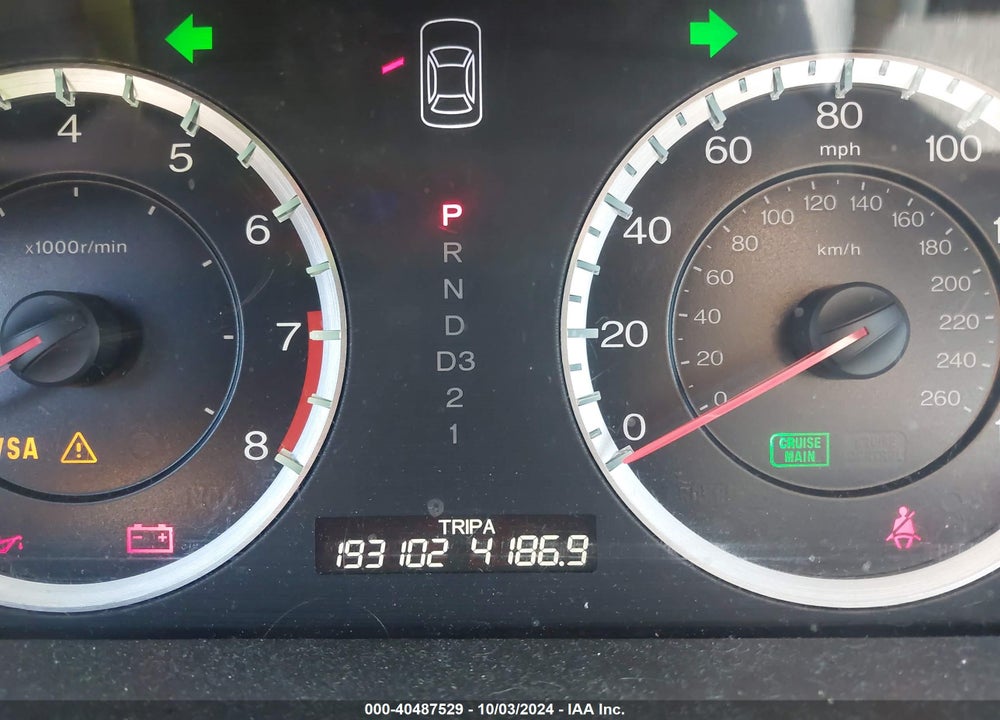 2010 HONDA ACCORD 2.4 LX-P VIN: 1HGCP2F43AA080843