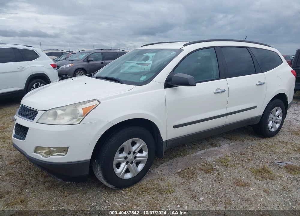 2012 CHEVROLET TRAVERSE LS VIN: 1GNKREED6CJ162602