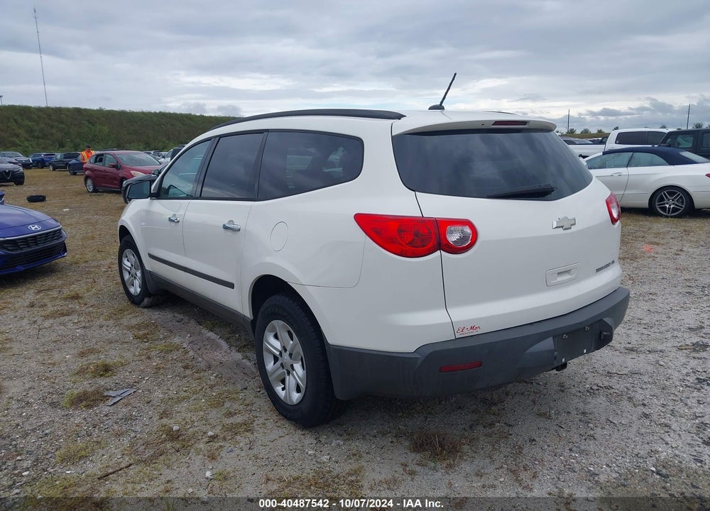 2012 CHEVROLET TRAVERSE LS VIN: 1GNKREED6CJ162602