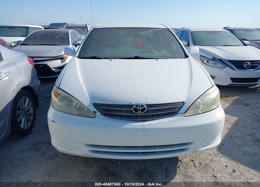 2002 TOYOTA CAMRY LE VIN: 4T1BE32K92U043527