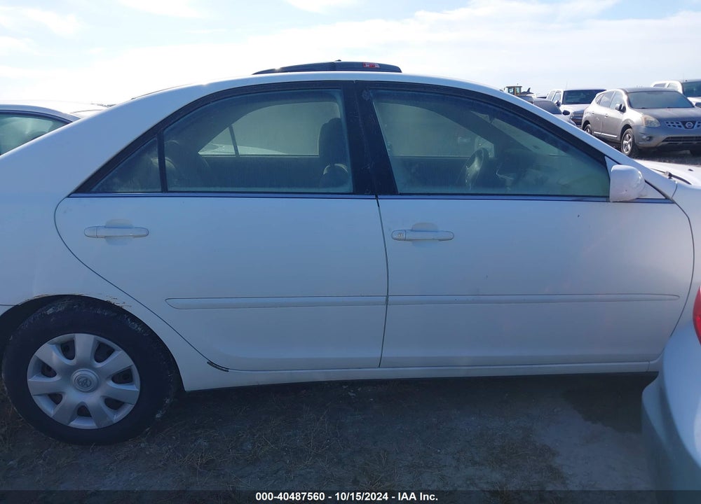 2002 TOYOTA CAMRY LE VIN: 4T1BE32K92U043527