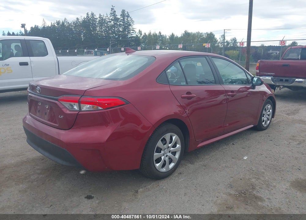 2024 TOYOTA COROLLA LE VIN: 5YFB4MDE0RP172266