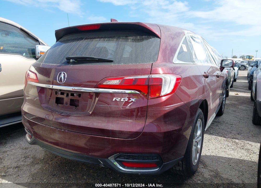 2016 ACURA RDX TECHNOLOGY   WATCH PLUS PACKAGES/TECHNOLOGY PACKAGE VIN: 5J8TB3H59GL007810