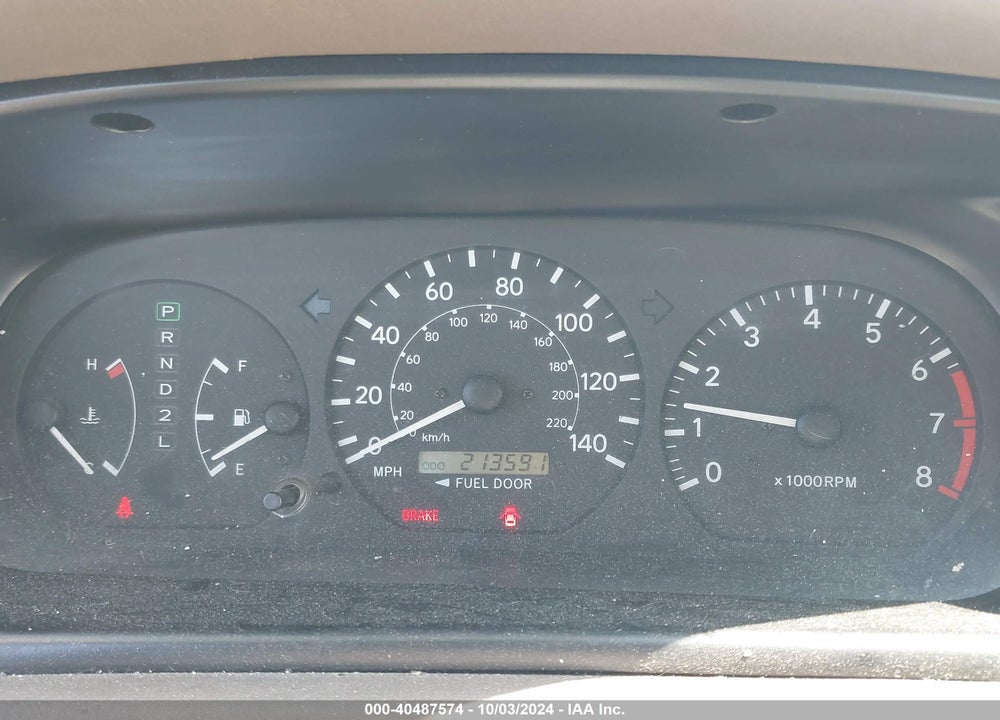 2000 TOYOTA CAMRY LE V6 VIN: JT2BF22K0Y0252398