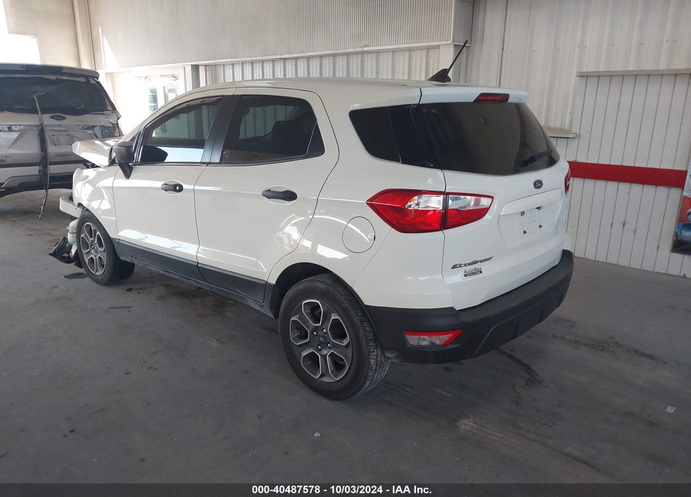 2021 FORD ECOSPORT S VIN: MAJ3S2FE1MC407874