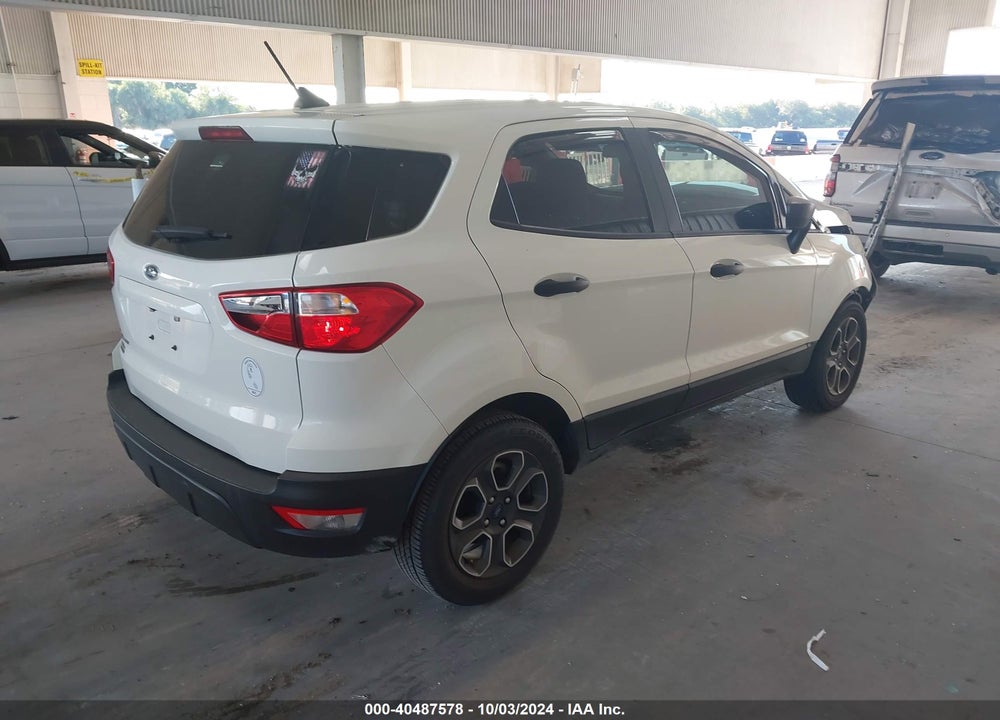 2021 FORD ECOSPORT S VIN: MAJ3S2FE1MC407874