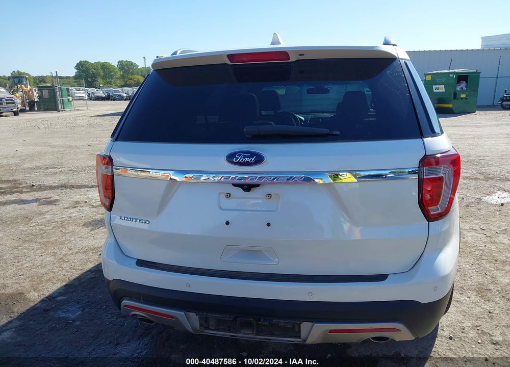 2017 FORD EXPLORER LIMITED VIN: 1FM5K7F88HGA10960
