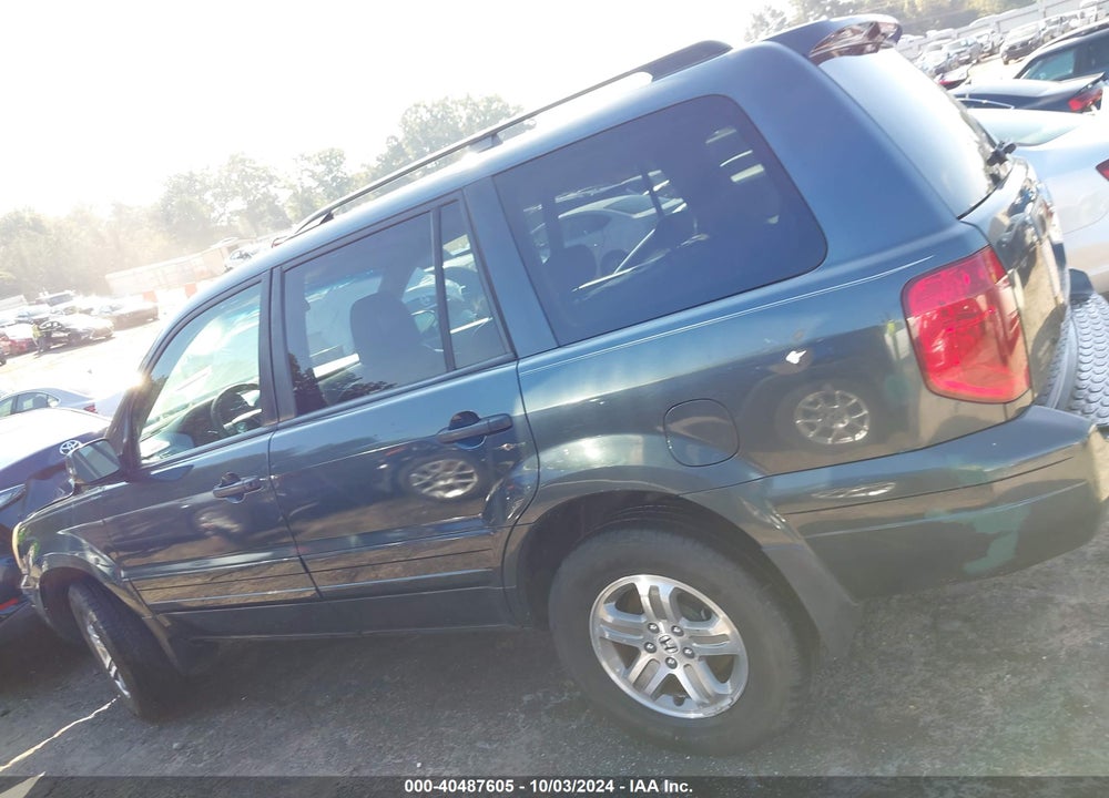 2004 HONDA PILOT EX-L VIN: 5FNYF18694B004586
