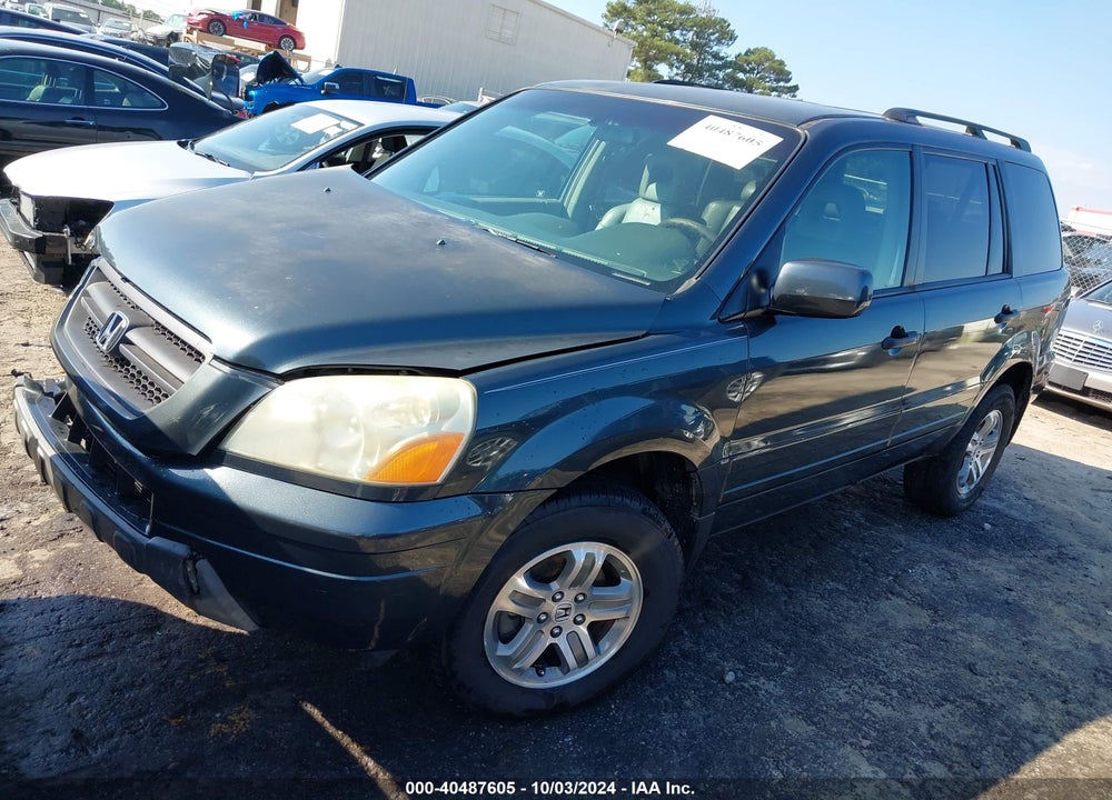 2004 HONDA PILOT EX-L VIN: 5FNYF18694B004586